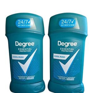Lot of 2 Degree Men Antiperspirant Deodorant Cool Rush 24/7 Protection 2.6 oz